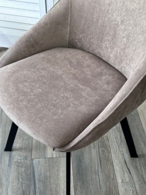 Стул CASA, 360 град. поворот. B5 Капучино, велюр / черный каркас,М-City в Златоусте - zlatoust.mebel24.online | фото 3