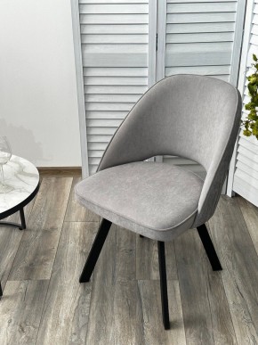 Стул DUNA 360 град. поворот. B22 Серый, велюр / черный каркас, М-City в Златоусте - zlatoust.mebel24.online | фото 8