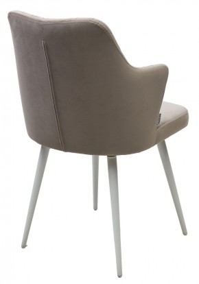 Стул HERMAN 360 град. ЛАТТЕ #25, велюр / белый каркас М-City в Златоусте - zlatoust.mebel24.online | фото 5