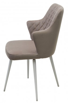 Стул HERMAN 360 град. ЛАТТЕ #25, велюр / белый каркас М-City в Златоусте - zlatoust.mebel24.online | фото 6