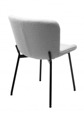 Стул RIYA UF992-01 Белый, teddy / черный каркас М-City в Златоусте - zlatoust.mebel24.online | фото 2