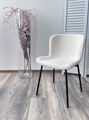 Стул RIYA UF992-01 Белый, teddy / черный каркас М-City в Златоусте - zlatoust.mebel24.online | фото 3