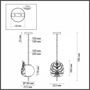 Светильник на штанге Odeon Light Jungle 4865/1 в Златоусте - zlatoust.mebel24.online | фото 3