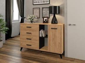 СВЕТЛАНА Комод-тумба  (дуб золотой/венге) в Златоусте - zlatoust.mebel24.online | фото