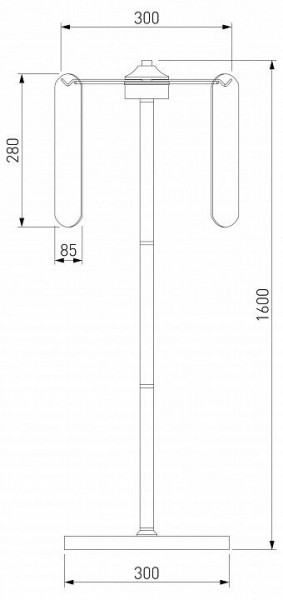 Торшер Eurosvet Claire 01171/3 золото в Златоусте - zlatoust.mebel24.online | фото 3