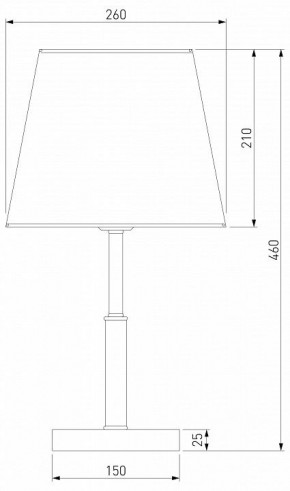 Торшер Eurosvet Ozark 01155/1 латунь в Златоусте - zlatoust.mebel24.online | фото 3