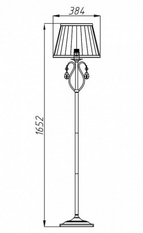 Торшер Maytoni Brionia ARM172-11-G в Златоусте - zlatoust.mebel24.online | фото 2