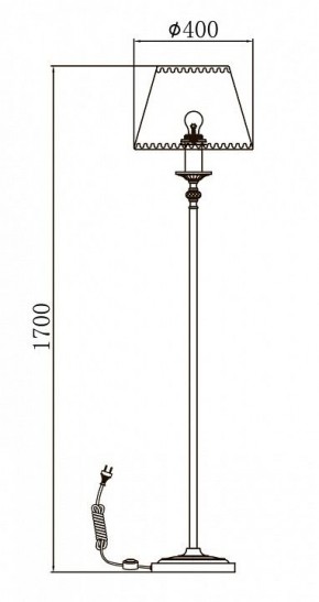 Торшер Maytoni Soffia RC093-FL-01-R в Златоусте - zlatoust.mebel24.online | фото 3