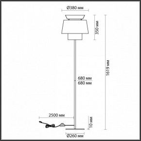 Торшер Odeon Light Kressa 4992/1F в Златоусте - zlatoust.mebel24.online | фото 4