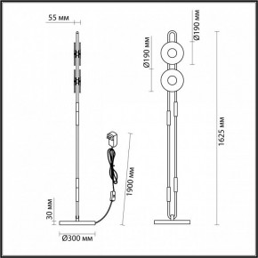 Торшер Odeon Light Magnet 5407/23FL в Златоусте - zlatoust.mebel24.online | фото 4