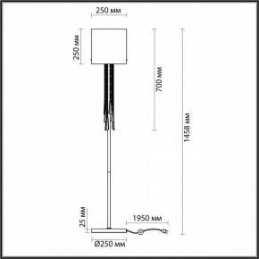 Торшер Odeon Light Nicole 4886/1F в Златоусте - zlatoust.mebel24.online | фото 4