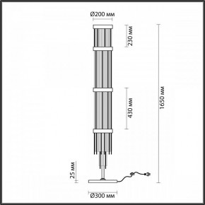 Торшер Odeon Light York 4788/12F в Златоусте - zlatoust.mebel24.online | фото 3