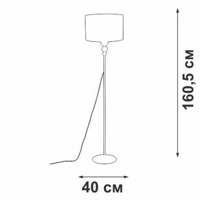 Торшер Vitaluce V2890 V2890-1/1P в Златоусте - zlatoust.mebel24.online | фото 2