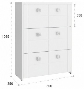 Тумба для обуви Изабель ИЗ-55К в Златоусте - zlatoust.mebel24.online | фото 3