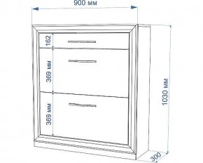 Тумба для обуви Нобиле ОБВ-90 в Златоусте - zlatoust.mebel24.online | фото 4