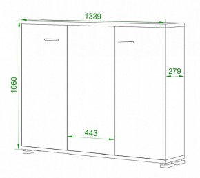 Тумба Домино нельсон ПУ-60-4 в Златоусте - zlatoust.mebel24.online | фото 2