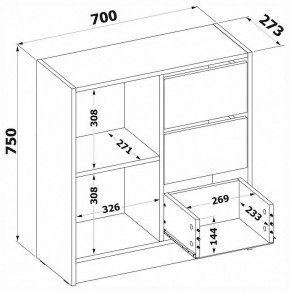 Тумба комбинированная Т-1 в Златоусте - zlatoust.mebel24.online | фото 4