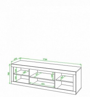 Тумба под ТВ Toivo Кон170 в Златоусте - zlatoust.mebel24.online | фото 2