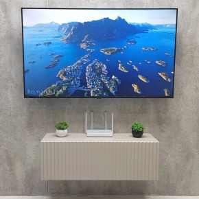 Тумба подвесная под ТВ LINES MTV3-MA 900 Бежевый (Леда-М 10.1.5) в Златоусте - zlatoust.mebel24.online | фото 3