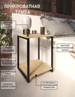 Тумба прикроватная "Лофт" (Лф.Т-2) в Златоусте - zlatoust.mebel24.online | фото 4