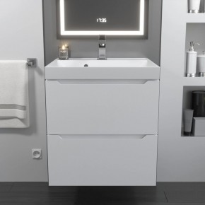 Тумба с раковиной Uperwood Tanos 50 см, подвесная, белая матовая в Златоусте - zlatoust.mebel24.online | фото 10