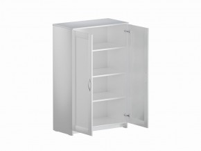Тумба СИРИУС двухдверная высокая, цвет белый в Златоусте - zlatoust.mebel24.online | фото 3