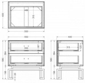 Тумбочка KFG085-NI в Златоусте - zlatoust.mebel24.online | фото 5