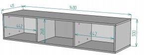 ТВ тумба подвесная TV76 в Златоусте - zlatoust.mebel24.online | фото 2