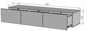 ТВ тумба подвесная TV80 (3 ящика) в Златоусте - zlatoust.mebel24.online | фото 2