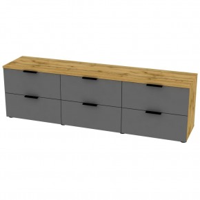 ТВ тумба TV34 (ДВ-Графит) в Златоусте - zlatoust.mebel24.online | фото