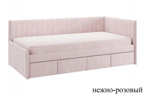ТВИКС Кровать (тахта) с ящиками 900 (нежно-розовый) в Златоусте - zlatoust.mebel24.online | фото