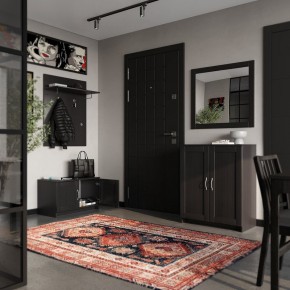 Вешалка СИРИУС настенная с полкой, цвет Дуб Венге в Златоусте - zlatoust.mebel24.online | фото 4