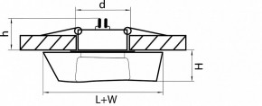 Встраиваемый светильник Lightstar Flutto 006430 в Златоусте - zlatoust.mebel24.online | фото 3